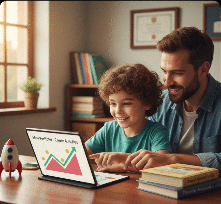 Investimentos para crianças: um guia real, simples e totalmente humano sobre como começar cedo